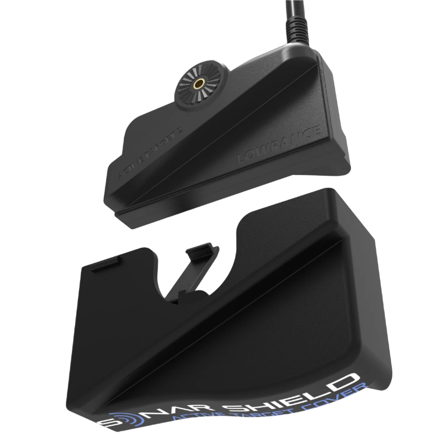 Lowrance active Target 2 transducer Cover Black Sonar Shield