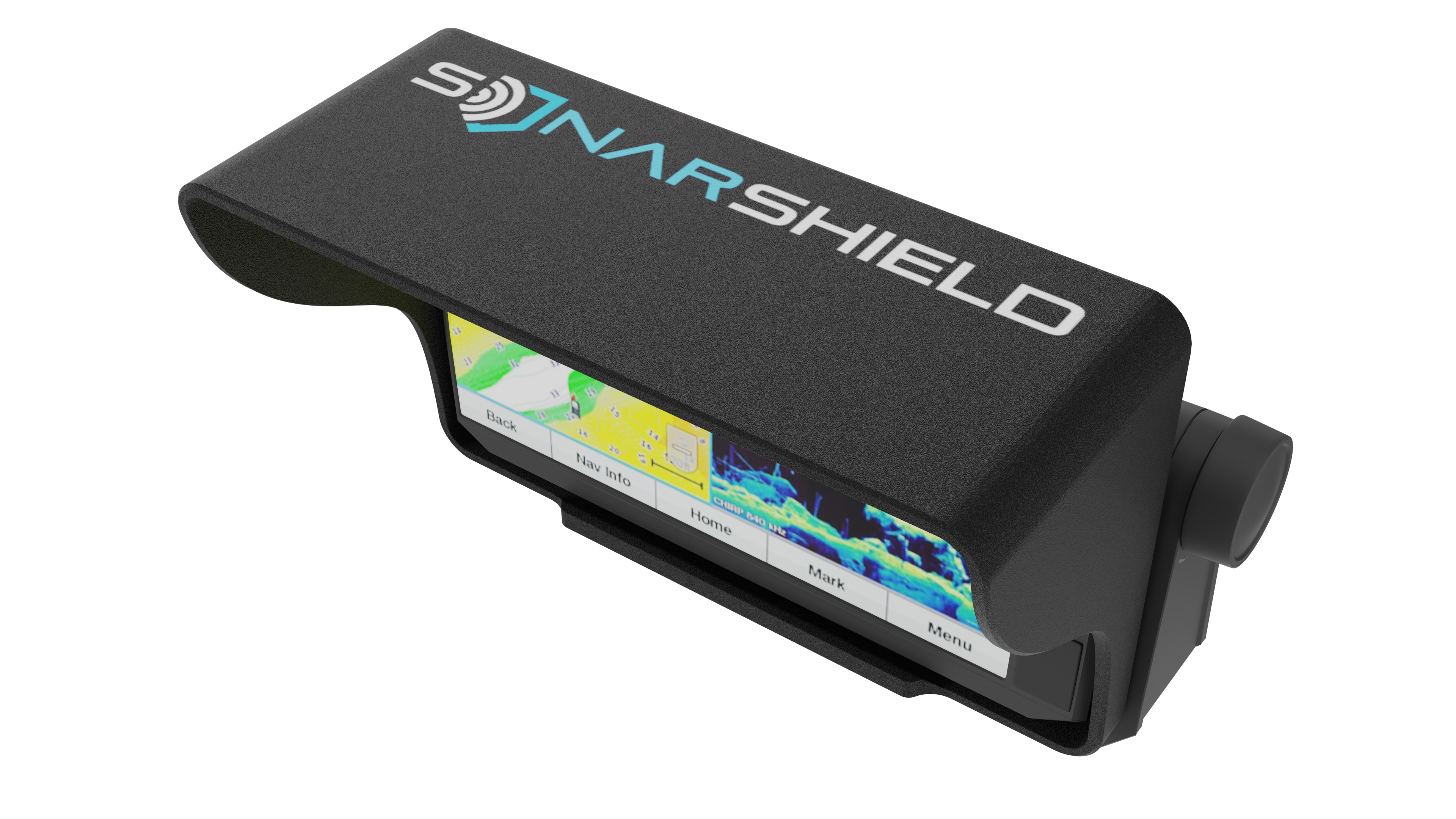 Garmin ECHOMAP UHD 73sv Sun Shade / Fish Finder Visor -Sonar Shield