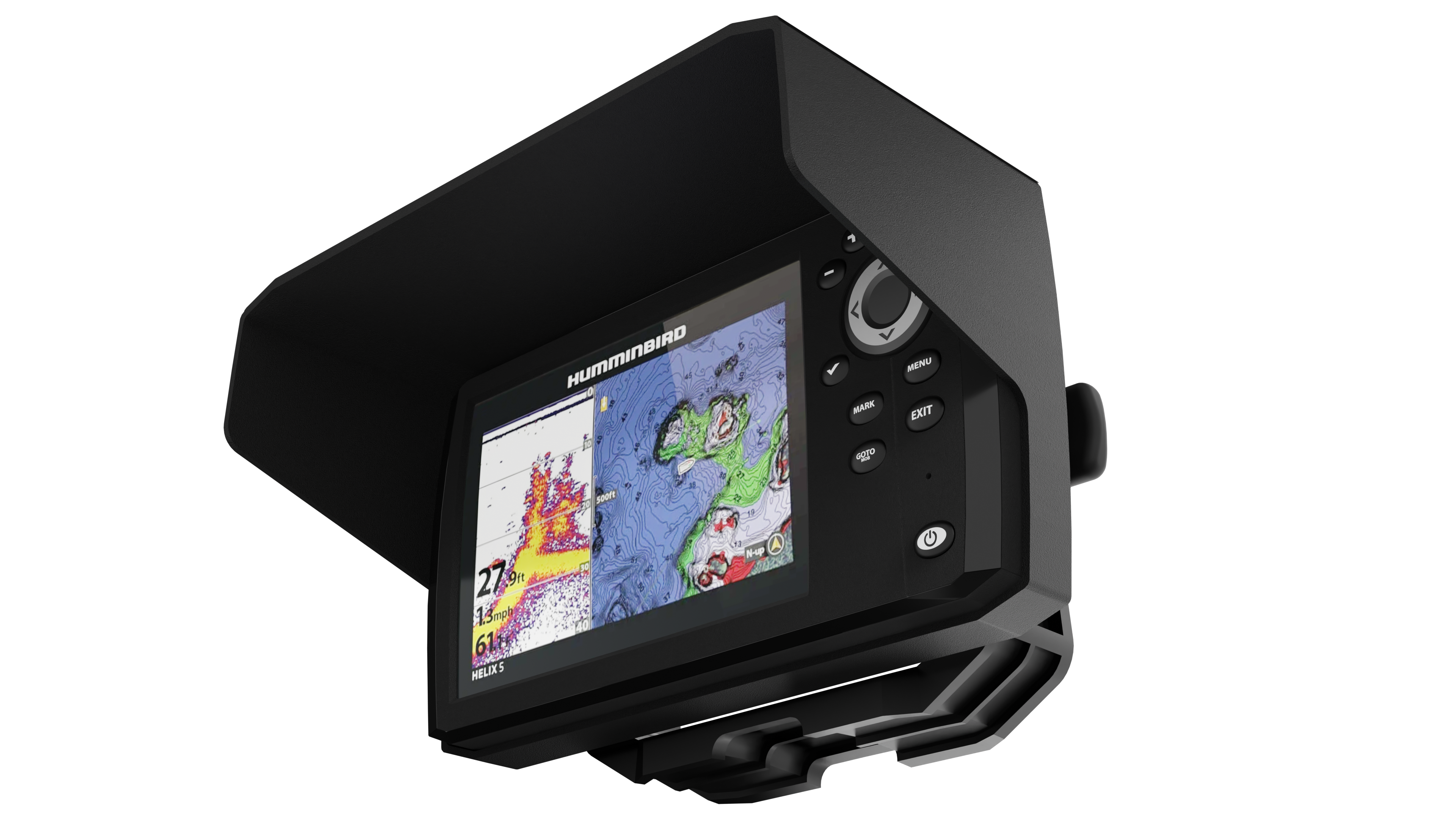 Humminbird Helix 5 Sun Shade / Fish Finder Visor - Sonar Shield