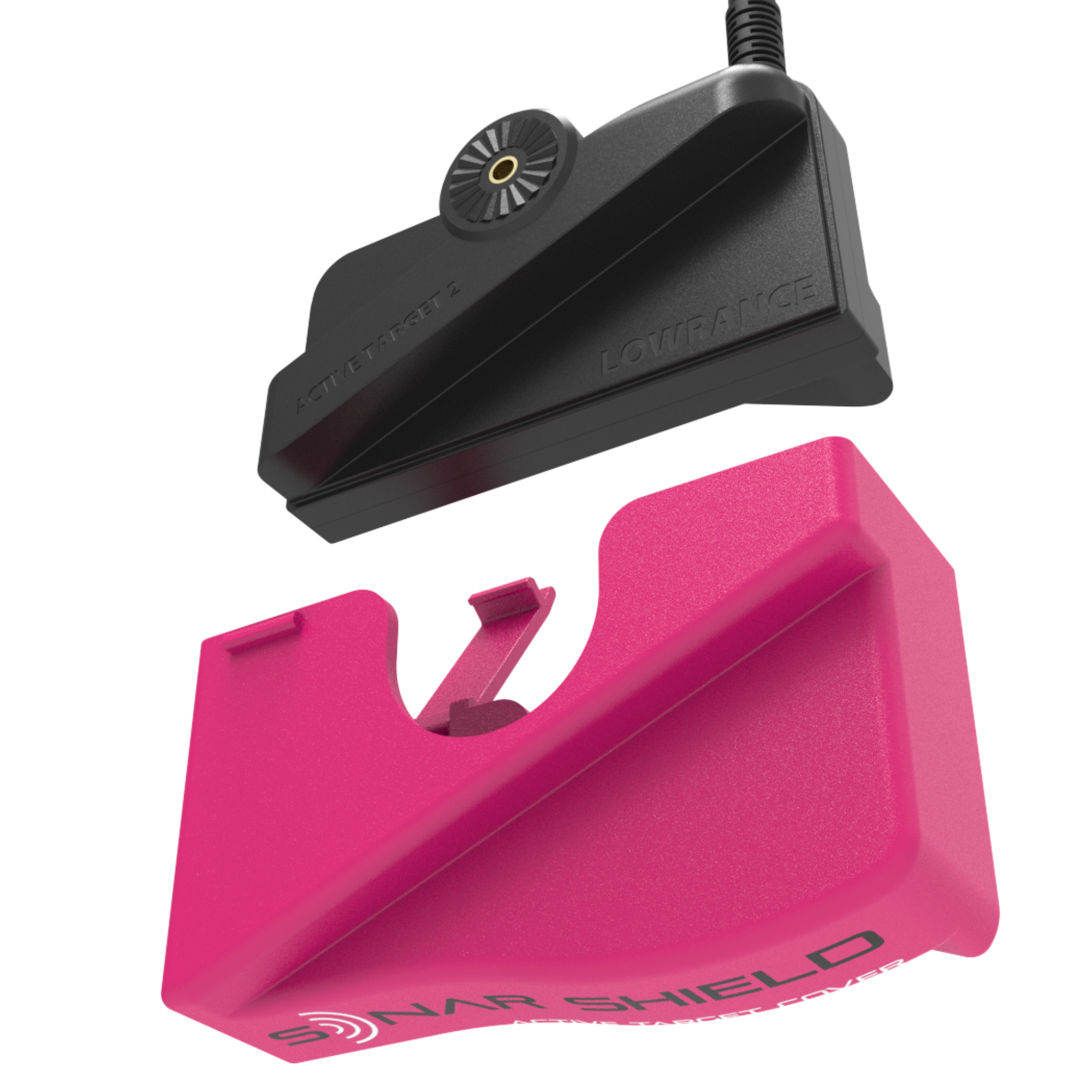 Lowrance active Target transducer Cover Pink
