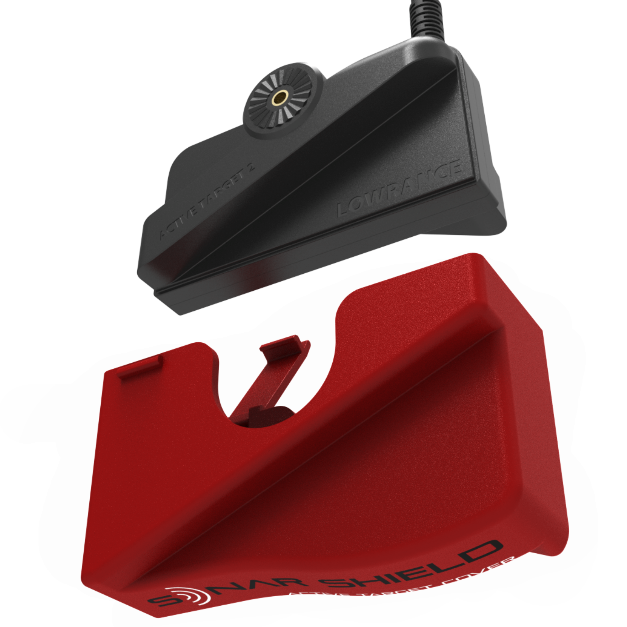 Lowrance active Target transducer Cover Red